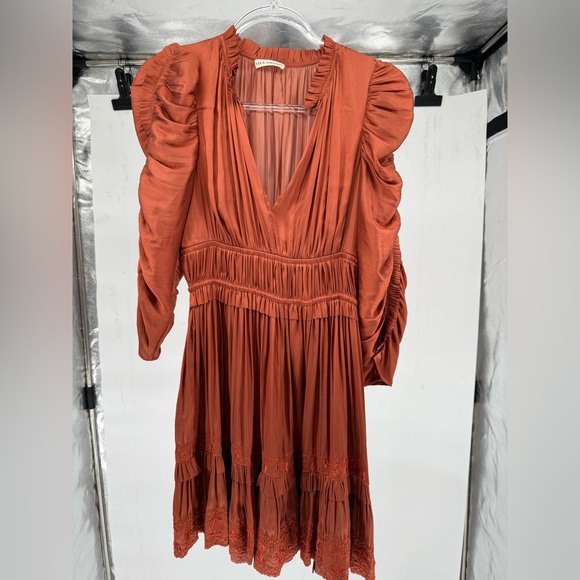 Ulla Johnson Terracotta Mini Dress - Picture 6 of 7